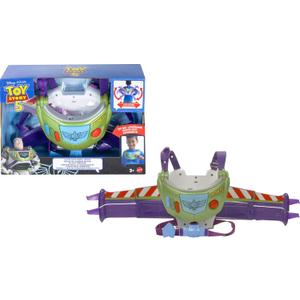 Mattel Disney and Pixar Toy Story 5 Hi-Tech Space Ranger Jetpack, Kids Role Play Gear, Wings Transform, Lights & Sounds, Adjustable Strap, Large