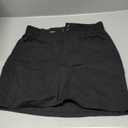 Fisoew Womens Mid Rise Running Tennis Skirts Casual Athletic Golf Hiking Relaxed Fit Skirt Black