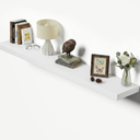 Single Floating Shelves 48x10” Set of 1, White
