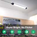 4FT Plug in Ceiling Light 2PCS, 5000K Linkable 36W Workbench Light, LED Tube Lights with Plug, 4500 LM Ceiling Closet Lighting for Laundry Garage Basement Kitchen | LED Tube Lights with Plug, 4500 LM Ceiling Closet Lighting for Laundry Garage Basement Kitchen Shop Bathroom