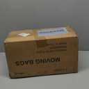 12 Pack Extra Heavy Duty Large Moving Bags with Strong Zipper & Comfortable Handles, Sturdy & Durable Clothes Storage Bags Totes Bins, Packing Moving Boxes for College Supplies, Pink