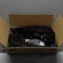 4ft Lighted Artificial Black Christmas Tree, Not Pre-lit Black Tinsel Pine Trees with Lights, Ideal for Ideal for Home, Office, and Xmas Party Décor - Includes Stand