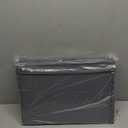 INSTY 2 Pack Shoe Organizer for Closet,Fits up to 32 Pairs,Adjustable Dividers for Shoe Storage,Fabric Shoe Storage Bins with Clear Cover,Grey