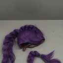 Lucoacos Girls Anime Cosplay Wig 24inch Purple Braid Wig Halloween Party Costume Wigs