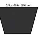 B57/5L600, B57 Belt, 5L600 Belt, B57 V-Belt, 5L600 V-Belt,B57 or 5L600 Belts, 5/8 x 60in 2 Pcs