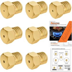 7PCS Orifices DG69-00501A Conversion Kit Replaces for Samsung Gas Range LP conversion Kit, Compatible for DG96-00859A NX58H9500WS NX60A6111SB NX60A6111SB/AA NX60A6111SB NX60T8311SS/AA NSG6DG8300MTAA