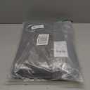 NICETOWN Grey Blackout Patio Sliding Door Curtains 84 inch Length, Grommet Room Divider Thermal Insulated Curtain Drapes for French Door/Living Room (Gray, W100 x L84, 1 Panel)