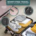 TRAVELARIM 24 Inch Luggage with Spinner Wheels, Hard Shell Suitcase with TSA Locks for Luggage, Travel Large Suitcase, Expandable Hard Shell Suitcases, Pink