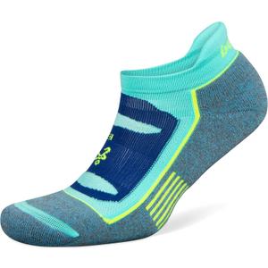 Balega Women's Blister Resist Performance No Show Athletic Running Socks (1 Pair) (Ethereal Blue/Light Aqua)
