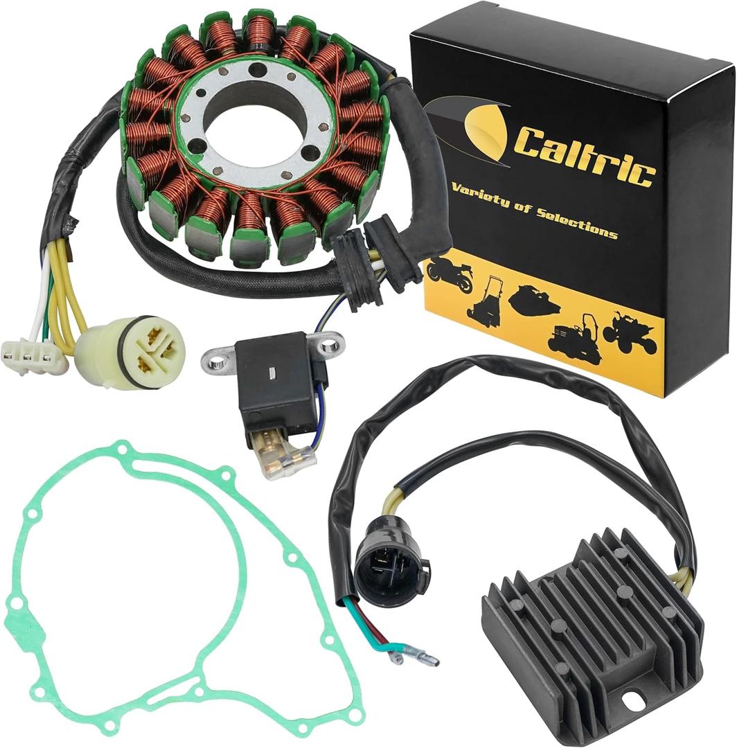 Caltric Stator & Regulator & Gasket Compatible With Honda Trx300 Trx-300 Fourtrax 300 1993-2000