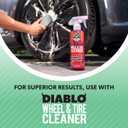 Chemical Guys Wheelie All Exterior Surface and Wheel Brush, Wheel Cleaner Brush with Soft Bristles, Safe Cleaning of Rims, Tires, and Exterior Surfaces on Cars, Trucks, Motorcycles, RVs, & More, Green