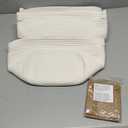 OOOK Storage Basket Set, 3 Pack Baskets for Shelves, White Storage Baskets for Organizing Toys, 11.4"Lx9.4"Wx7.4"H