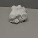 5 x Dog poop bag holder-2 in 1 Dog Waste Bag holder Comes with pet snack box for Leash Lightweight Pet Waste Bag DispenserEquipped with nylon rope and buckle (Excluding dog waste bag)(White)