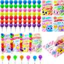 Dealot 28 Pcs stackable pencils Fun Emojis Pencil 5 in 1 Stacking Colored,Fun Stackable Pencils for kids Easter Basket Stuffer Birthday Party Goodie Bag Filler School Class Party Favors