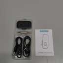 COMSOON Bluetooth AUX Adapter for Car, Noise Reduction Bluetooth Receiver for Music/Hands-Free Calls, Wireless Audio Receiver for Home Stereo/Speaker, 16H Battery Life/Dual Connect (Black+Gray)