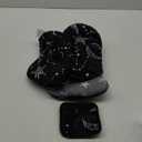 Infant Car Seat Insert with Extra Cushion for Preemie to Toddler, Reversible Newborn Carseat Insert Head Support, Fits for Stroller, Baby Swing, Rocker, Bassinets, Bouncer (Black Star)