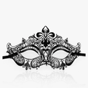 Masquerade Mask for Women Shiny Laser Cut Metal Rhinestone Mask Party Porm Ball Mask