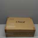 23Qt Plastic Storage Bins with Lids 3 Tier, Stackable for Storage, Boxes Lids, Containers, Multifunctional Folding Bedroom, Living Room, Study, Toy White