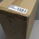 YKLITG 30" Large Farmhouse Bathroom Vanity Light, 3-Light Handmade Wood Vanity Lights with Bubble Glass Shades, Rustic Wall Sconce Over Mirror for Bathroom, Dressing Room, Kitchen