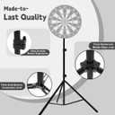 Heavy Duty Dartboard Stand with Tripod Base – Dart Board Stand with Adjustable Height from 34" to 74", Portable Dart Board Holder & Easy Assembly, Perfect for Indoor, Outdoor, Bar, and Travel Use