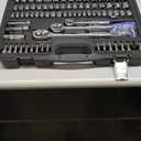 Amazon Basics Mechanic's Socket Tool Set With Case, SAE and Metric Sizes, 201-Piece