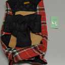 Kuoser Waterproof Dog Coat, Reversible Dog Jacket for Medium Dogs, Adjustable Durable Doggie Winter Coat Warm Puppy Cold Weather Apparel from Small to Large Breed, Bright Red M (Medium (Pack of 1))