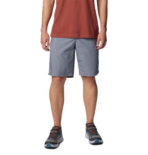 Columbia Mens Washed Out Hiking Short, Grey Ash, 52×10