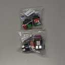 2 x JD 2pcs 30A 125V/250V AC Large Current Rocker Switch ON/Off Switch 4Pins Toggle Switch with UL Certificate (Red green switch)