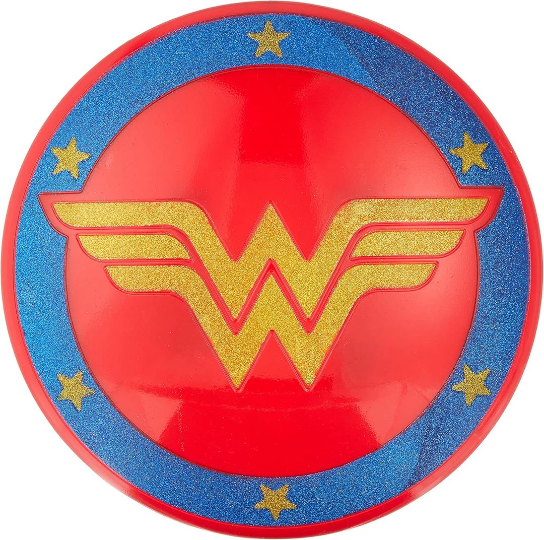 Rubies DC SuperHero Girls Wonder Woman Shield, 12-Inches, One Size for Themed Parties and Halloween