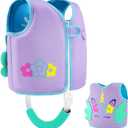 Pottwal Swim Vest for Kids - Swim Jacket - Made of Neoprene & EPE - with Adjustable Crotch Strap