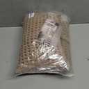 Waffle Bath Mat, Boho Bathroom Rugs Non Slip Washable Super Absorbent Quick Dry Farmhouse Bathroom Decor, 30"x20" Khaki (1'8" x 2'6" (Rectangular))