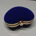 Mily Clutch Bag Messenger Shoulder Handbag Tote Evening Bag Purse RoyalBlue