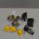 Jutom 9 Pcs Mini Construction Helmet Keychains Tape Measure Screwdriver Bulk Valentine's Day Gifts for Men Adult Tool Party Gifts