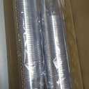 Homestockplus 15 oz Clear PET Plastic Cups 100 Pack  UShaped Disposable OpenTop Plastic Cups, Crystal Clear Ice Coffee Cups To Go for Iced Coffee, Smoothies, Bubble Tea & Outdoor Gatherings