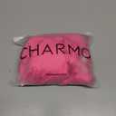 Charmo Scallop Trim Maternity Swimsuit One Piece V Neck Pregnancy Bathing Suit Ruched Swimwear Cutout Tie Back (Medium, Hot Pink)