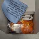 Interactive Cat Toys for Indoor Cats,The 3rd Generation Agile Moving Cat Ball with Elastic Mesh Tail,Automatic Kitten Toys for Bored Indoor Cats,Motion Activated (Orange)