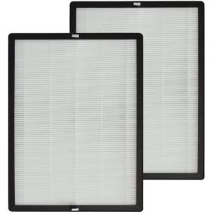 PUREBURG Replacement Filter Compatible with TaoTronics TT-AP007 Air Purifier,2-Pack H13 HEPA Activated Carbon 2-in-1 4-Stage Filtration Air Clean Dust VOCs