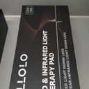 ALLOLO Red Light Therapy for Body, 27.6"*13.9" Large Infrared Light Therapy with Timer, 280pcs 3in1 LEDs 660nm&850nm Red Light Therapy Pad for Back Belly Knee Joint (with Storage Bag & Glasses)