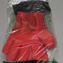 Ekogrips Plus Oven Gloves with Fingers, Comfy Waterproof Silicone Oven Mitts Heat Resistant with Long Cuff, Insulated BBQ Gloves Perfect for Grilling, Baking, Smoker, Canning, Pizza, Red, Hot Mitts (OSFM)