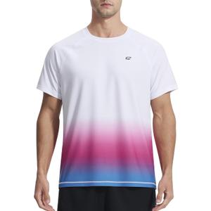 Men's Rash Guard Swim Shirts Summer UPF 50+ UV Sun Protection Quick Dry Beach Fishing Water Shirts T Shirts for Men (3X-Large)
