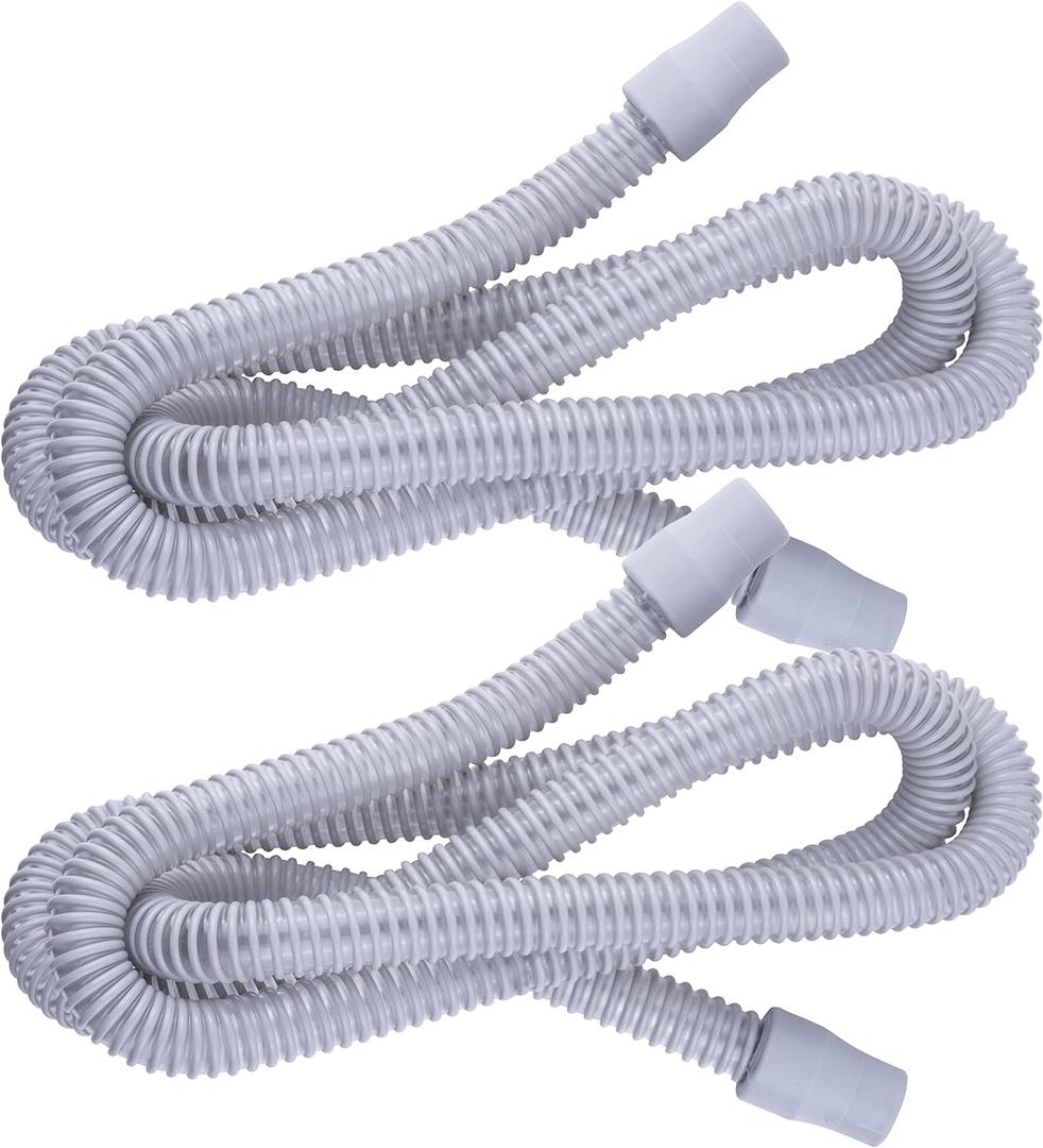 Mars Wellness Universal CPAP Hose - 6 Foot - Made in USA - Universal Tube Compatible with most machines (2 Pack)