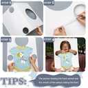 4 Sets Feed Me Baby Shower Games Include Foam Kt Board and Baby Clothes with Tape Funny Bridal Party Activities Twerk Play for Gender Reveal Party Supplies Decor