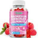 4 x Magnesium Carbonate 500mg Gummies, Raspberry Flavor, 60 Count