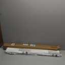 LazBlinds No Drill Light Filtering Roman Shades, White, 32" W x 48" H
