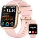 Smart Watch(Answer/Make Call), 1.83" Fitness Watches for Men Women with Heart Rate/Blood Oxygen Monitor, Sleep Tracker, Pedometer, 120+ Sport Modes, IP68 Waterproof Fitness Tracker for Android iPhone