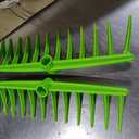 2-in-1 Leaf Grabber Rake, Back Saving Leaf Collector Tool with Long Handle, Efficient Leaf Picker Upper Grabber, Leaves Pickup Shovel for Lawns Yard Work Gardening