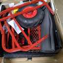 GarveeLife ATV UTV Tow Behind Dump Trailer 1500 lbs 20 Cubic Feet, Red