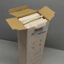 Cotton Linen Drawer Organizer for Baby Clothes, 12Pack Multi-Size Nursery Dresser Dividers for Clothes, Premium Foldable Storage Bins for Bedroom, Closet and Diaper Table, Beige