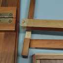 Teak Bathtub Tray, Bath Caddy with Wine Glass Holder, Phone Dock & Book Stand | Hands-Free Reading & Ultimate Spa Relaxation Experience-Natural (Classic Teak Finish)