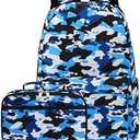 CAMTOP Backpack for Kids, Boys Girls Preschool Backpack with Lunch Box Toddler Kindergarten School Bookbag Set for Age 3-9